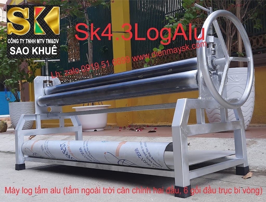 Máy uốn cong tấm alu 4.3Bq