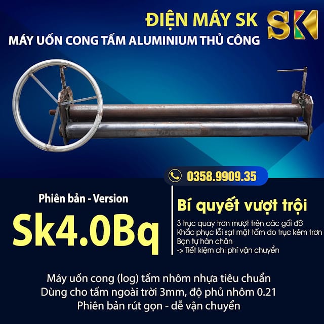 Máy log alu thủ công Sk4.0Bq